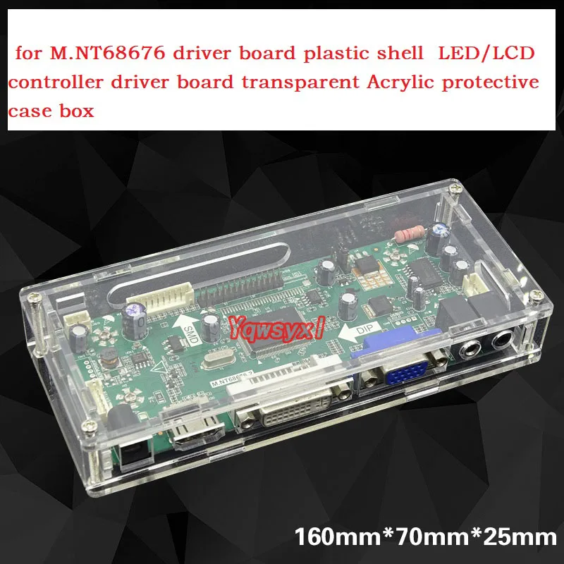 for M.NT68676 controller driver board plastic shell LED/LCD controller driver board transparent Acrylic protective case box