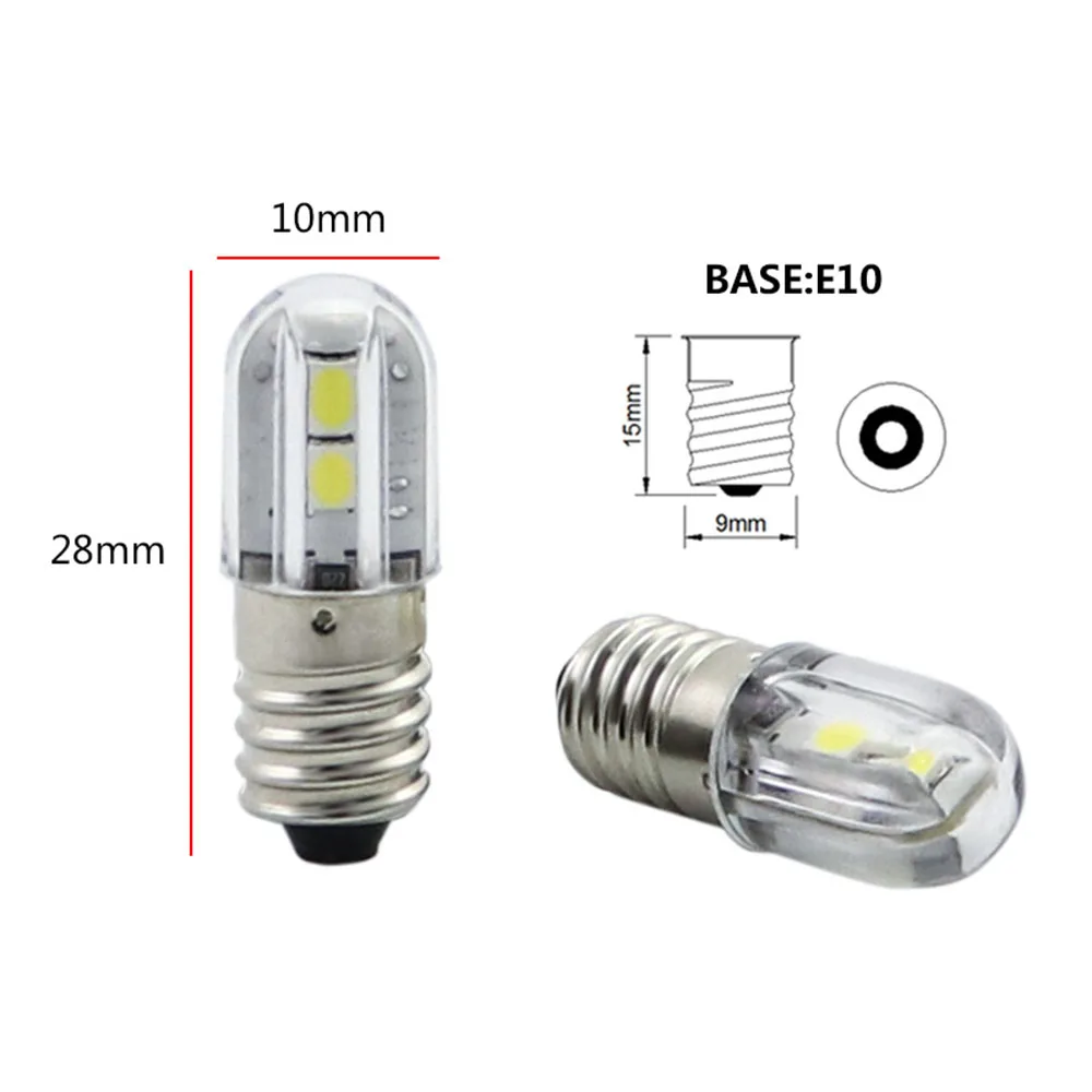 Luz indicadora, E10, BA9S, T4W, 6.3V, 12V, 24V, 48V, 60V, 120V, 240V, 1W, 2835, 4SMD, atacado Pack de 4