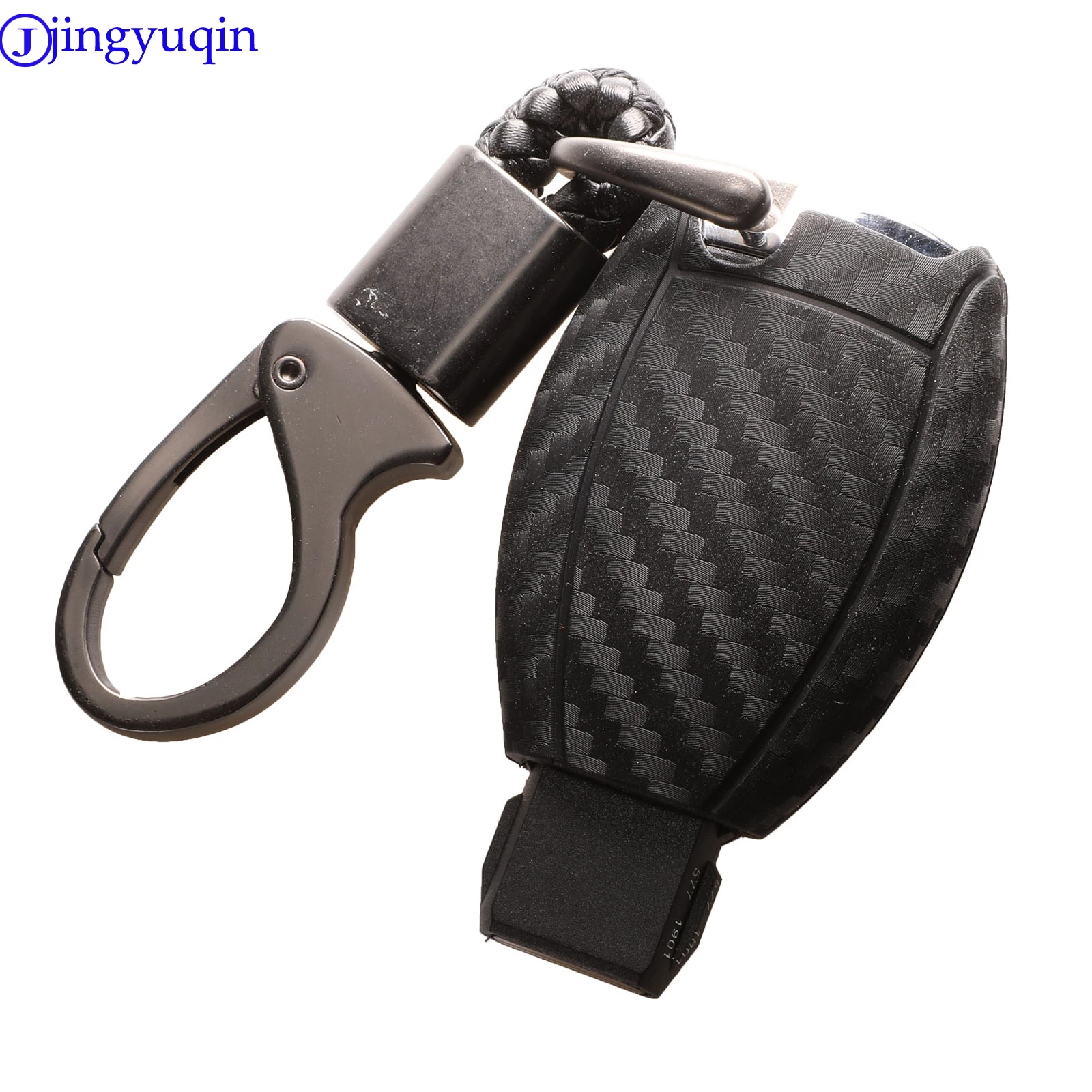 jingyuqin 3 Buttons Silicone Car Key Case For Mercedes Benz CLS CLA GL R SLK AMG A B C S Class Procted