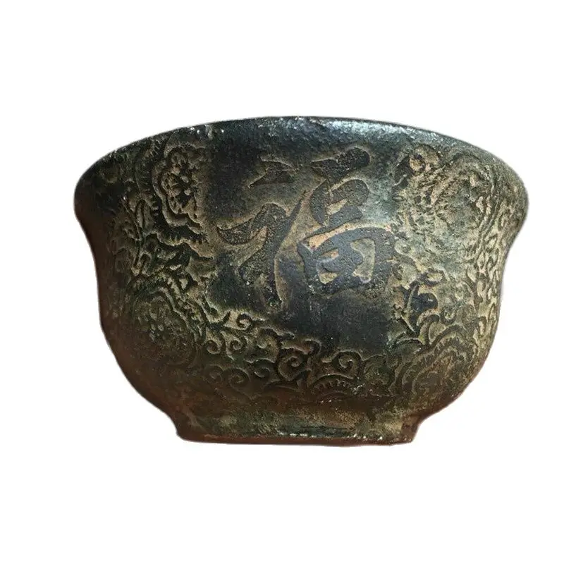 

China's Old Jade Bowl Jade Bowl Carved In Ancient Writing Desk Decoration Home Accessories Gift Collection Ornaments