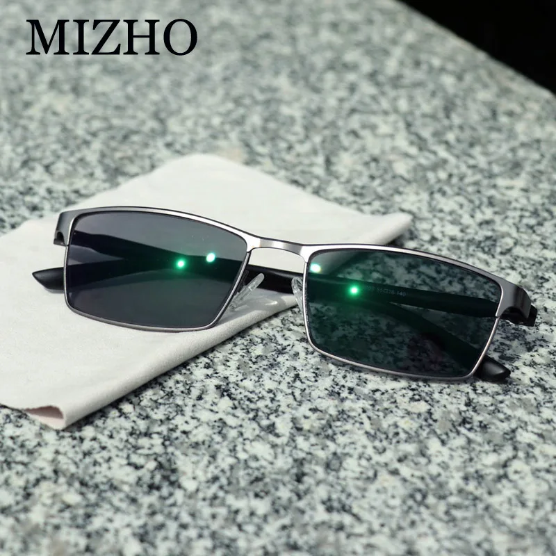 

MIZHO Ptical Glasses Frame Men Optical Ultralight Square Myopia Prescription Eyeglasses Male Metal Photochromic Eyewear Finished