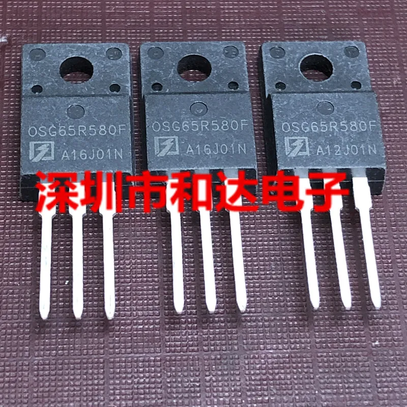 10pcs OSG65R580F TO-220F 650V 8A