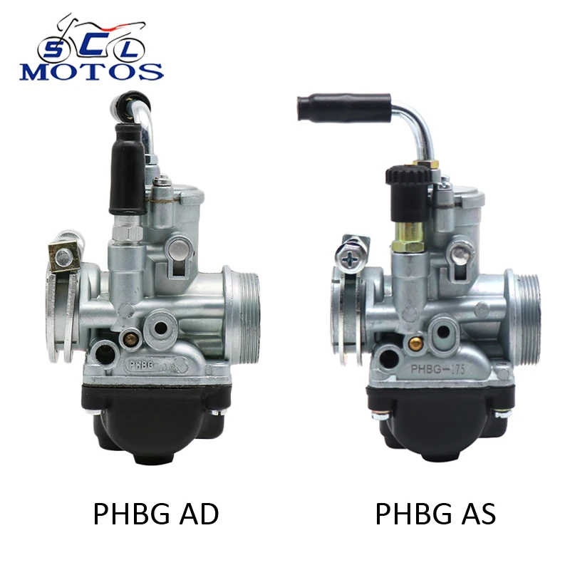 Sclmotos-motorcycle PHBG gaźnik Carburador Carb dla silnika 50cc-80cc 4 suwowy 17.5mm jak 19.5mm jako skuter wyścigowy motorower