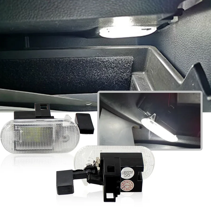 2Pcs Glove Box Storage Compartment Light Lamp for Volkswagen VW Golf Jetta MK4 Bora Touran Touareg Caddy 1J0 947 301 1J0947301