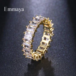 Emmaya New Design Classic Style Exquisite Cubic Stone Ring For Women Paety Decoration Luxury Jewelry Fashion Statement