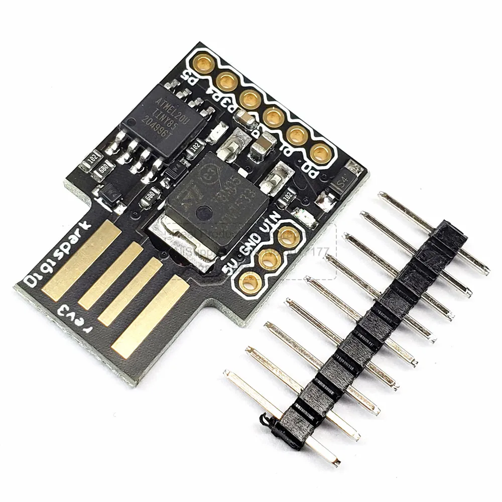 ATTINY85 USB Developments Board MCU Module for Arduino USB Support for Arduino IDE 1.0+ I2C SPI 6 I/O Pin 8K Flash