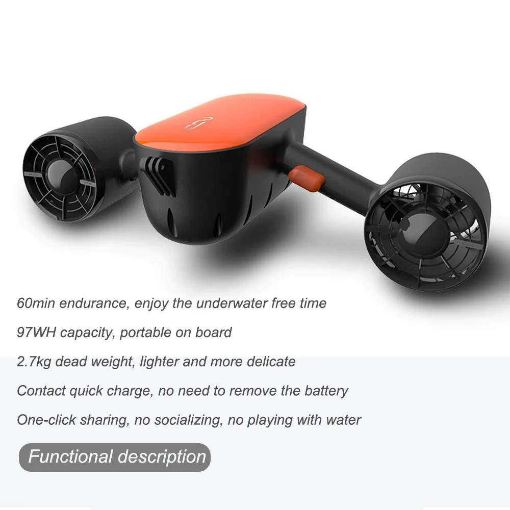 Geneinno S2 Underwater Drone Robot Undersea Detection160°Wide-angle FOV 360°Movement Correct Filter Bluetooth Controller