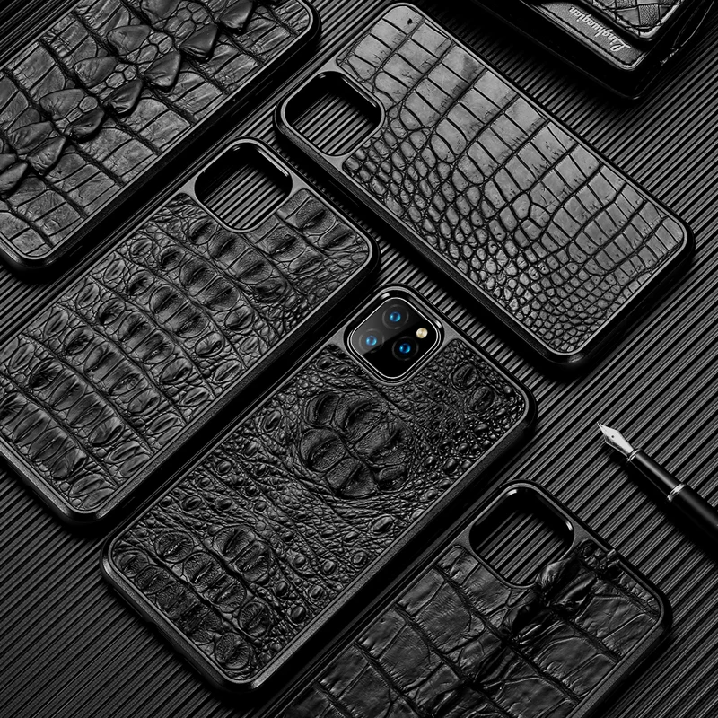 

Роскошный чехол из натуральной кожи крокодила для Iphone 15 14 pro max 13 12 pro max противоударный чехол для iphone 14 pro 15 plus чехол
