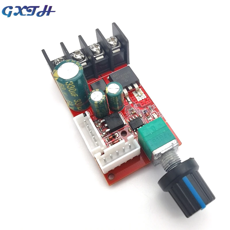 High Power Motor Governor LED Dimmer 10V-50V Speed Switch 15A With Switch