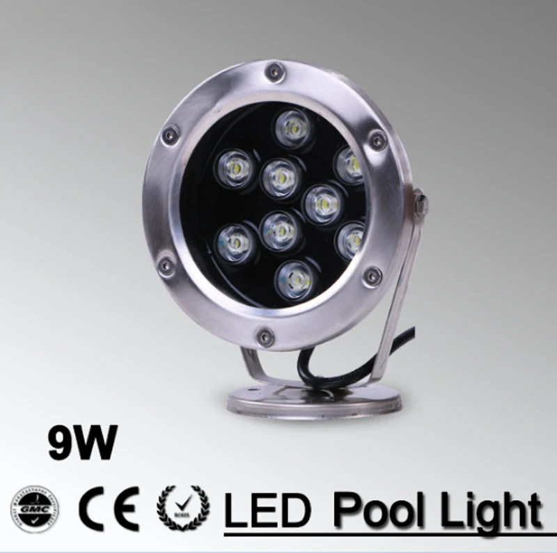 IP68 rgb fountain led flood light Outdoor underwater lamp piscina for swimming pool pond white 12V 220V 3W 6W 9W 12W 18W 10pcs