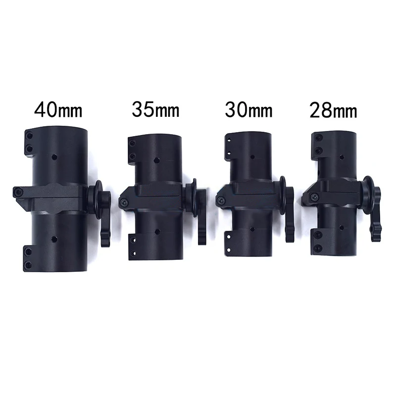 

1PC Screw Lock No Virtual Foldable Parts Horizontal Folding Arm D28/30/35/40mm Carbon Tube Clip Connector for RC Plant UAV