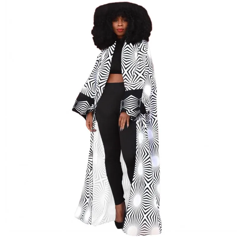 African Coat For Women Polyester Dashiki New Style Spring Autumn Dress African Clothes Fashion Africaine Femme Africa Clothing