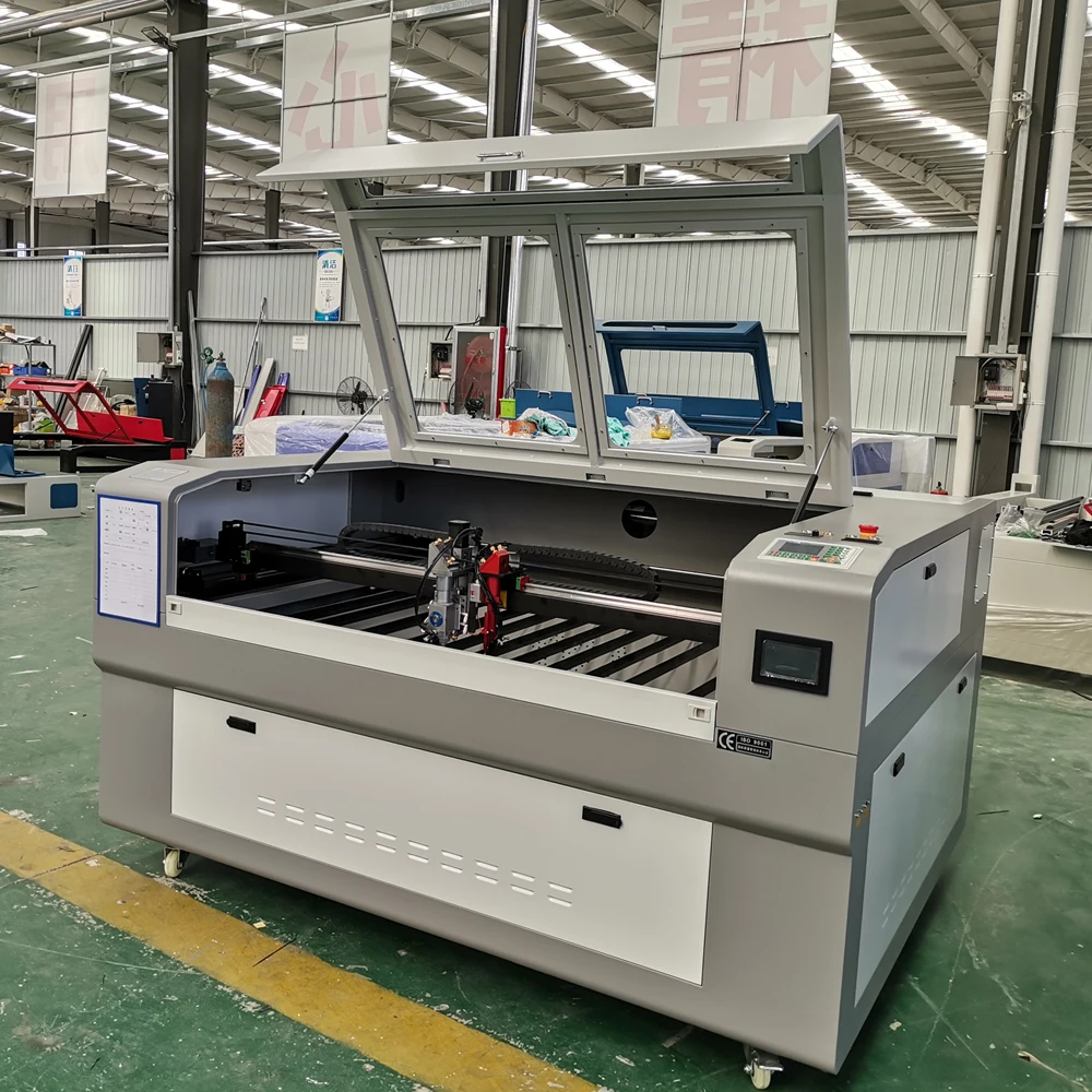 Jinan 1390 1313 Metal Non-metal Laser Cutting Machine For Stainless Steel/Carbon/Steel Iron CO2 Hybrid Cheap Metal Cutter Price