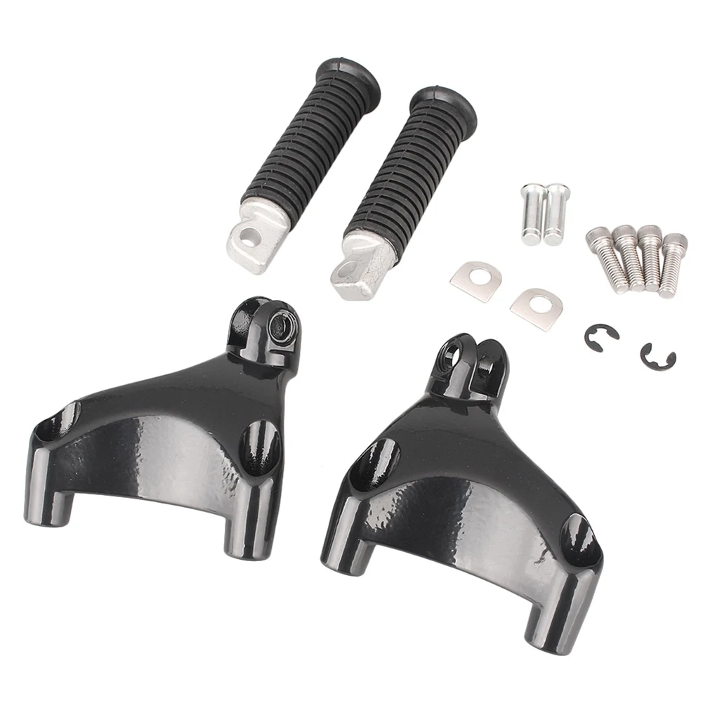 

CNC Aluminum Motorcycle Rear Passenger Footrest Foot Pegs Pedals Kit For Harley Sportster 883/1200 2004-2013