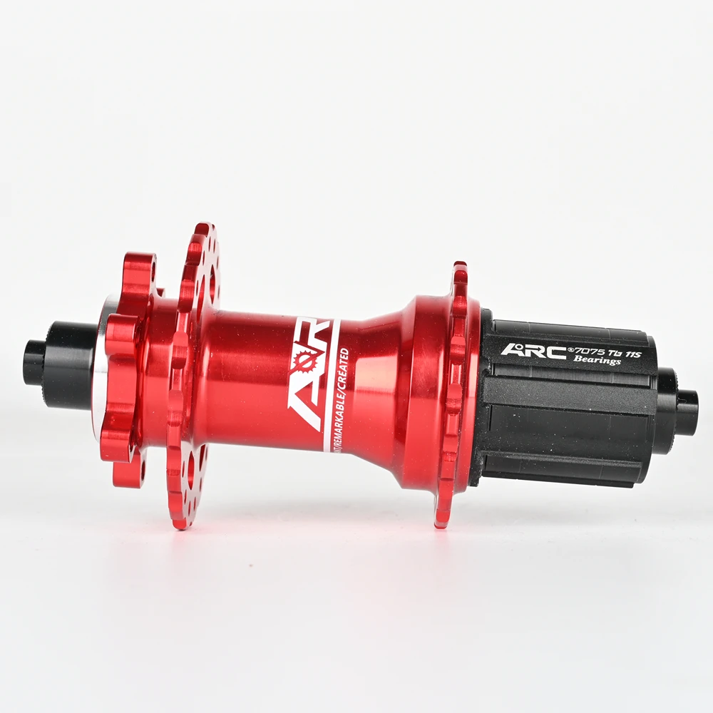 ARC MT006 MTB-Nabe 28H 32H 36H Kompatibel mit 8 9 10 11 Gang Kassetten 120 Klicks Präzisions-Steckachse 142x12mm Mountainbike-Nabe – Detail 5