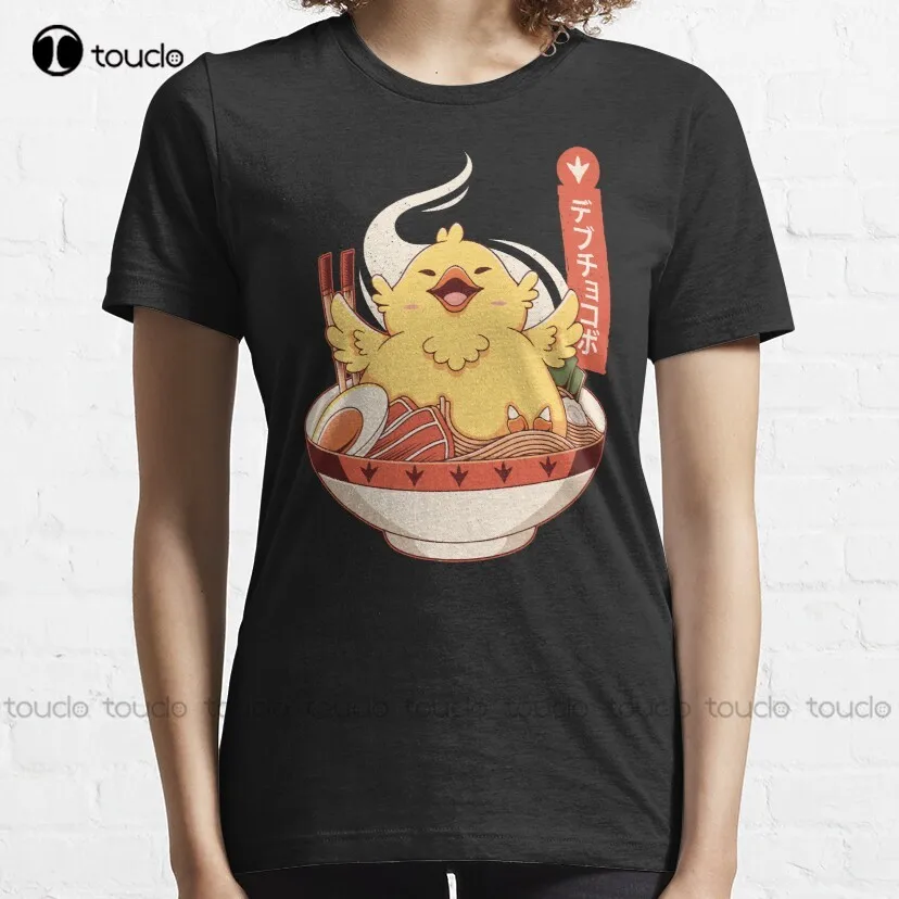 Fat Chocobo Ramen Classic T-Shirt Shirts For Girls Custom Aldult Teen Unisex Fashion Funny New Xs-5Xl Fashion Funny New