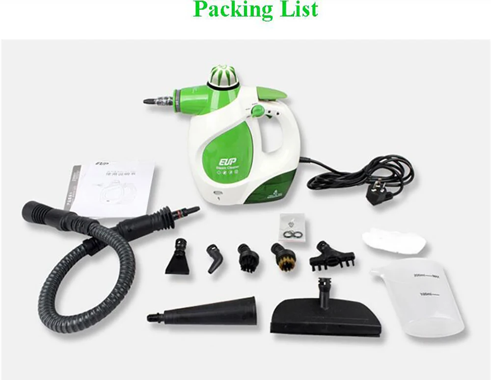 High Quality Professional Steam Cleaner Home Master Car Beauty Washer 1000W Steam Cleaning Machine  With  Accessories