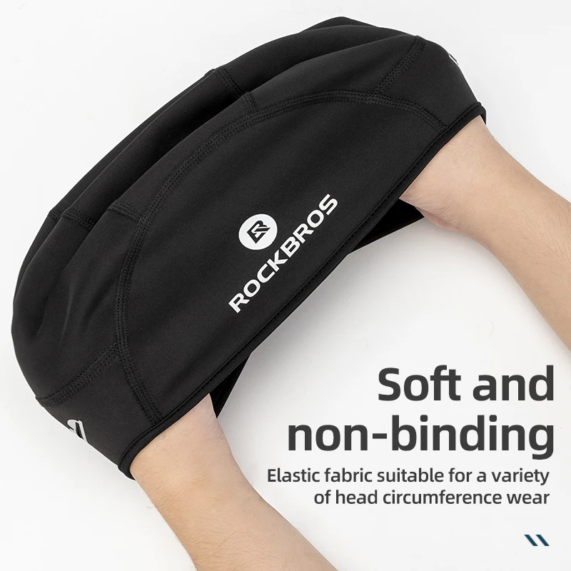 ROCKBROS Winter Caps Windproof Thermal Fleece Hats MTB Bicycle Cap Ski Riding Motorcycle Hat Bandana Ciclismo Headband Caps