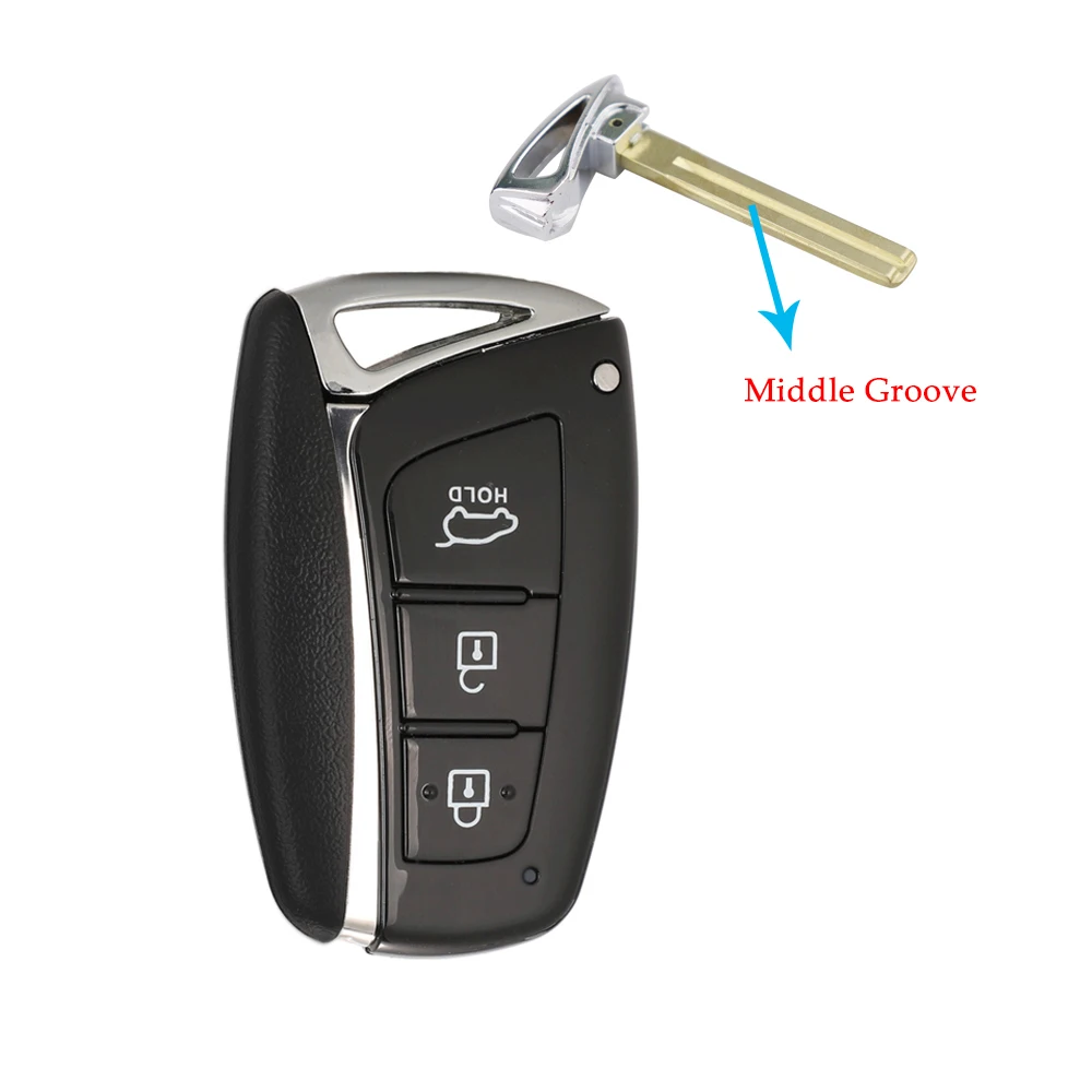 YIQIXIN 3 Button Keyless Go Smart Remote Car Key For Hyundai Santa Fe 2012 2013 2014 2015 433Mhz ID46 Chip 954402W500 954402W600