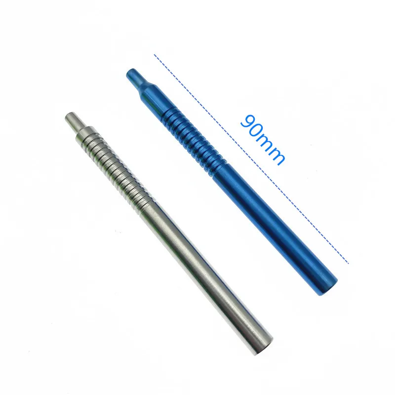 Ophthalmic Injection and Suction Handle 9cm Infusion Handpiece Ophthalmic Stainless Steel Ophthalmic Pet Instruments