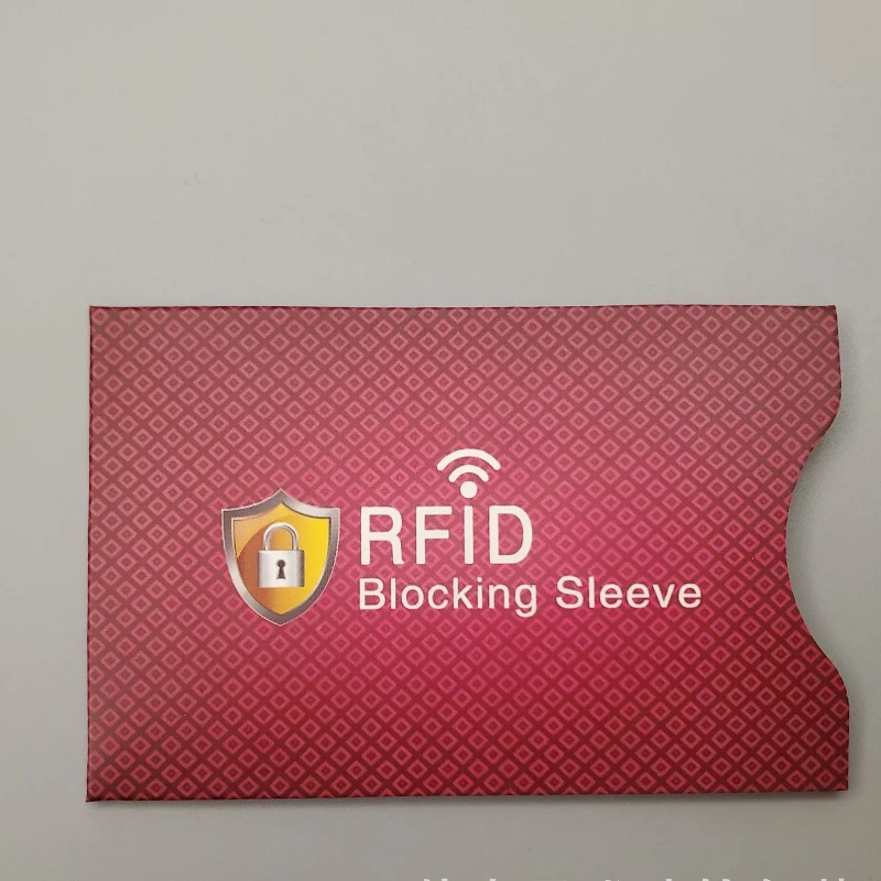 10pcs 안티 Rfid 지갑 차단 리더 잠금 은행 카드 홀더 Id 은행 카드 케이스 보호 금속 신용 카드 홀더 알루미늄