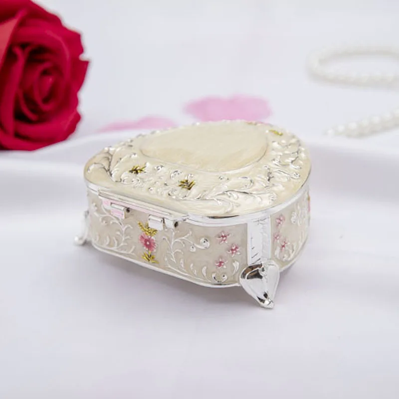 Classic Love Heart  Jewelry Trinket Box Gift for Birthday Thanksgiving Valentine's Day Christmas Mother's Day