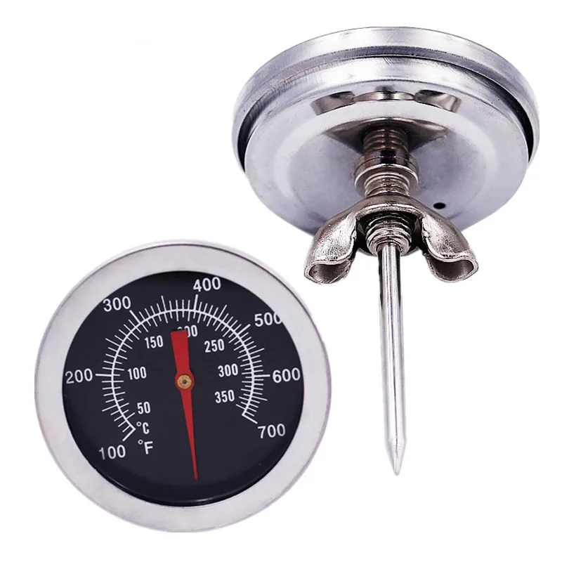 Hàng Mới Về Nấu Inox Nhiệt Kế Lò Nướng Sữa BBQ Thịt Thực Phẩm Đồng Hồ Đo Đồng Hồ Đo Nhiệt Độ Máy 20%