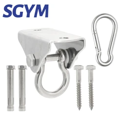 304 Stainless Steel Heavy Duty Swing Fixed Buckles Hook Hanger for Yoga Hammock Chair Sandbag Swing Sets