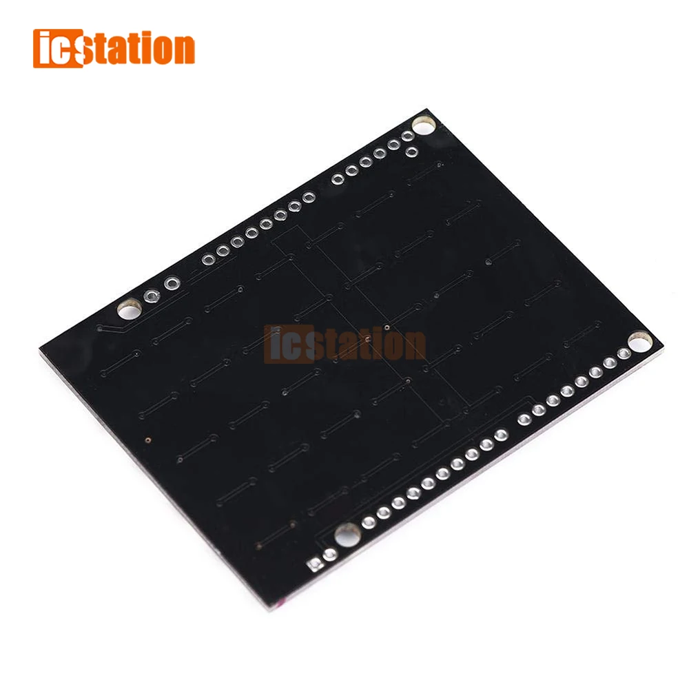 Bouclier matriciel LED 40 bits WS2812B 5050 RGB, avec pilotes intégrés, nouveau