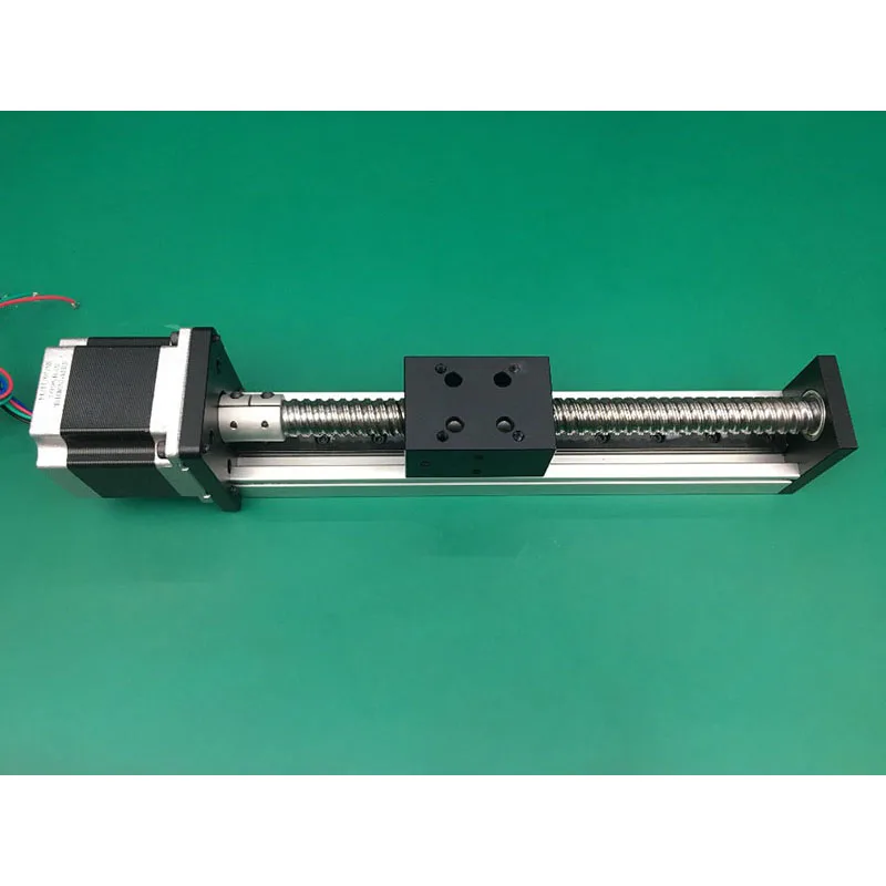 

CNC SGX 1610 Ballscrew Sliding Table effective stroke 50mm-200mm+1pc nema 23 stepper motor XYZ axis Linear motion