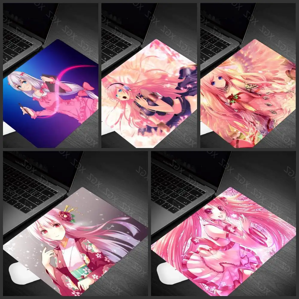 Yzuoan Pink Anime Sexy Mouse Pad Gamer Pad Computer Desk Pad Mouse Keyboard 22X18CM Pad Game Hot-selling Home Mouse Pad