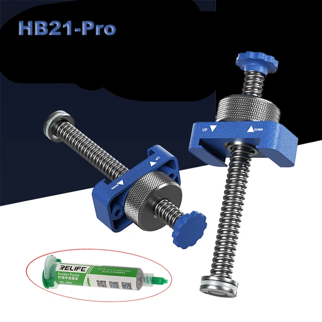 Mijing HB21-Pro Uniwersalny obrotowy metalowy strzykawka Flux Mate Śruba Booster Klej UV Zielony olej Uniwersalny wspomagacz Pasta lutownicza Popychacz