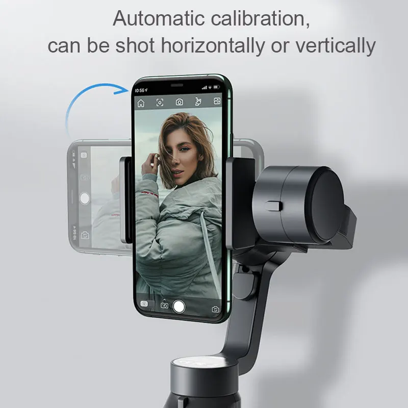 Smart Phone Foldable Three-Axis Gimbal Handheld Stabilizer Timelapse Photography ForVlog Live Video Tripod Stabilizer For IPhone