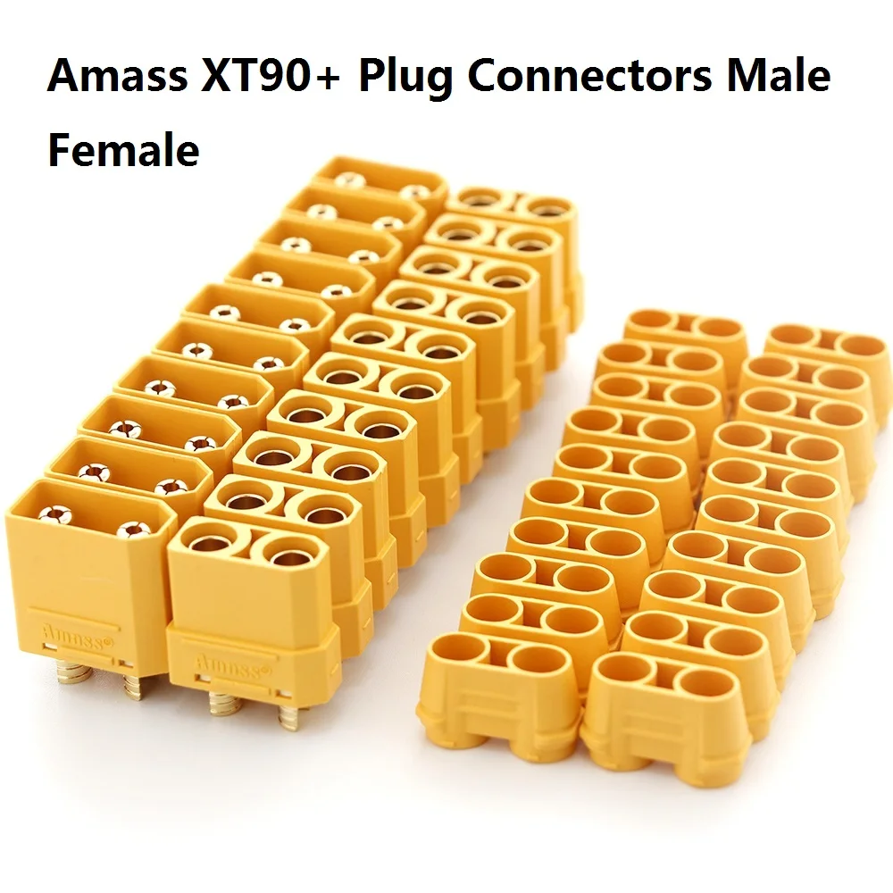 

5Pair/Lot Amass XT90 XT90H Plug Connectors Male Female For RC Model Battery 10Pair