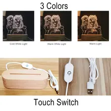 Custom 3D photo night light USB lamp #4