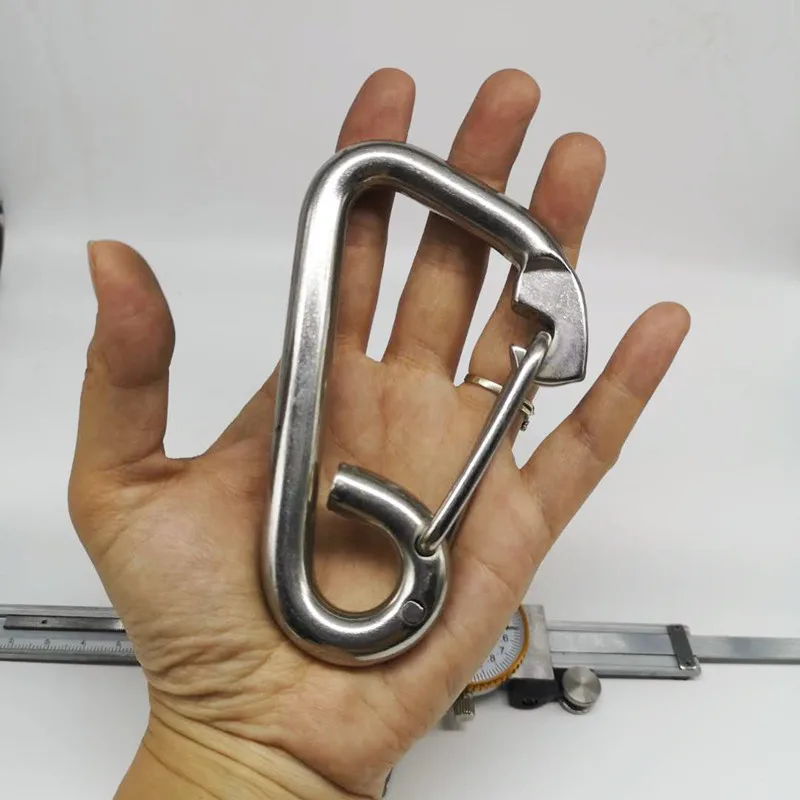 12Mm 4 Móc Neo Nặng Móc Đa Năng Kẹp Móc Khóa Leo Núi Snap Clip Khóa Móc Khóa Móc Cắm Trại Đi Bộ Đường Dài