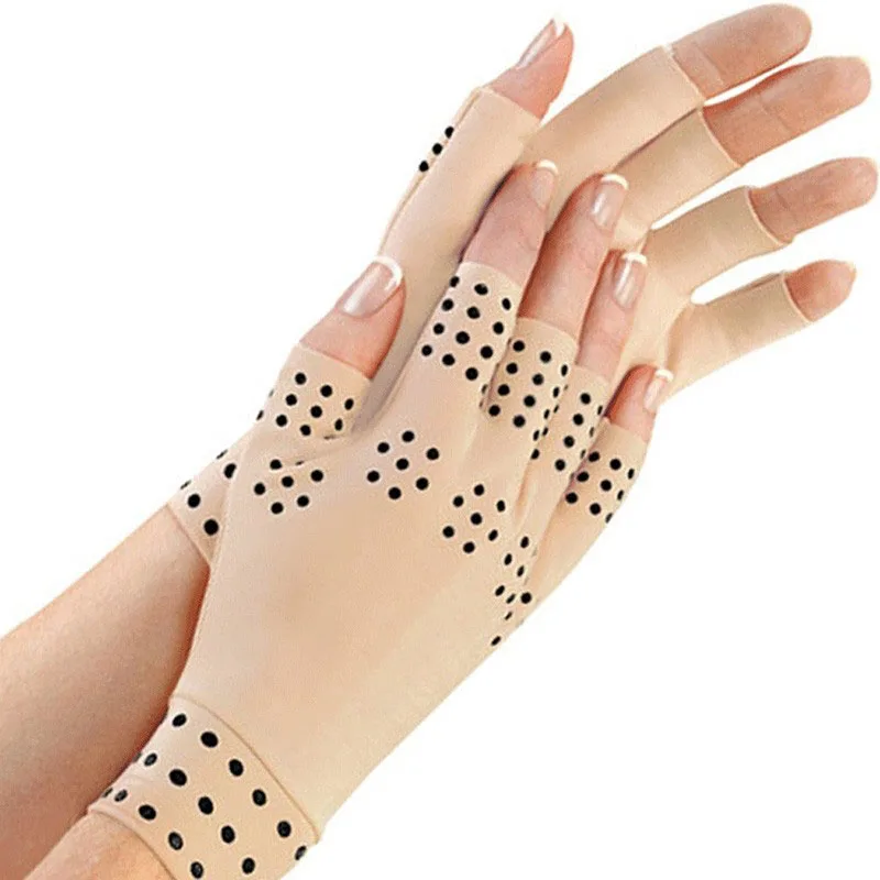 Magnetic Therapy Fingerless Gloves Arthritis Pain Relief Heal Joints hand massager arthritis Health Care Hand Care Tool