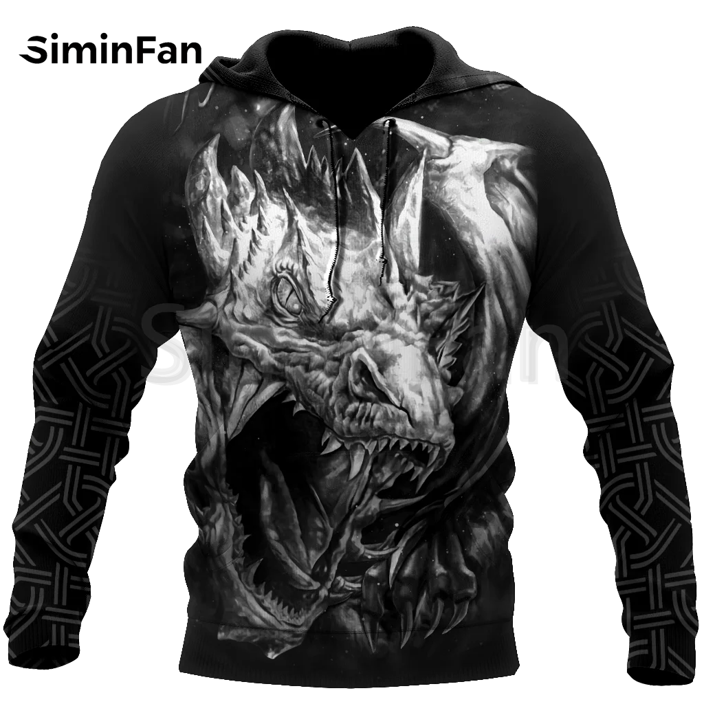 

Mens 3D Printed Hoodies Black Dragon Unisex Casual Sweatshirt Harajuku Pullover Women Tracksuits Outwear Jacket New Streetwear