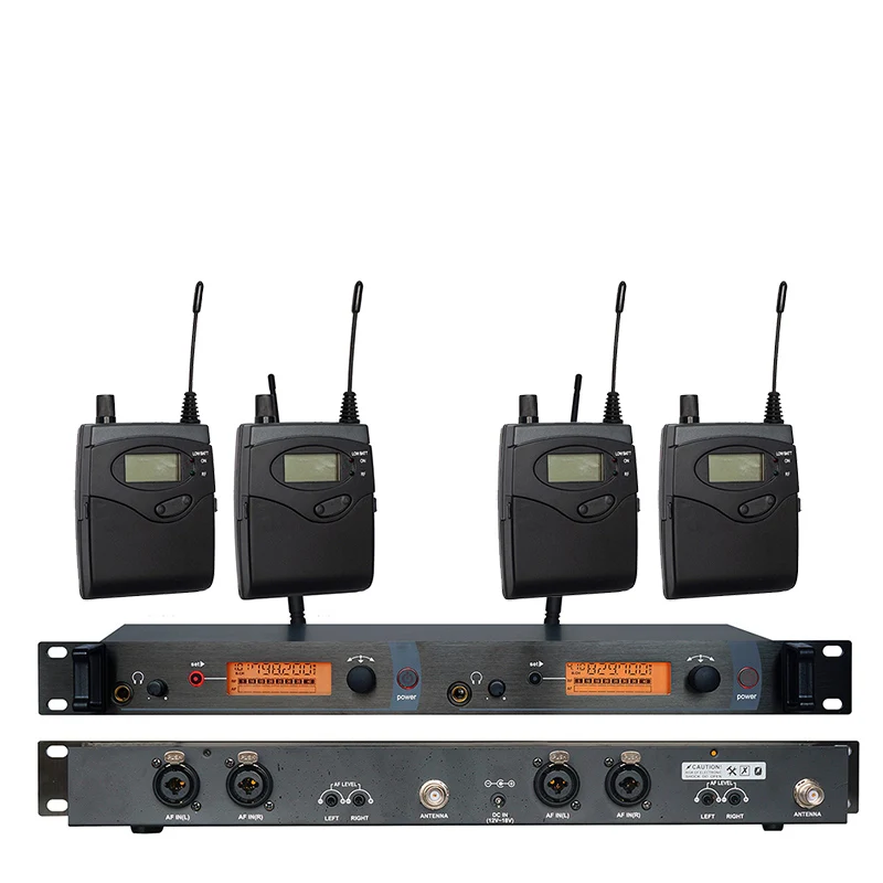 In Ear Monitor Wireless System SR2050 Double transmitter Monitoring Professional for Stage Performance 4 receivers