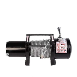 2000 lbs 12V 24V vehicle self-rescue off-road winch off-road vehicle winch electric winch for vehicle crane