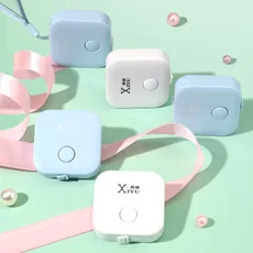 Deli 1.5 Meters/60 inch Tape Measure Portable Retractable Ruler Fabric Covered Craft Tailor Ruler Measuring Tape Sewing Tools