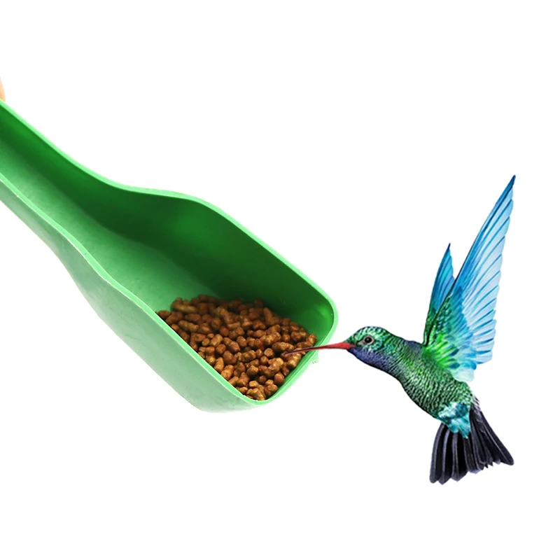 5 Pcs Bird Plastic Food Shovel Feeder Accessories Suppliesfeeding Spoon Shovel Birdcage Feeder Tools