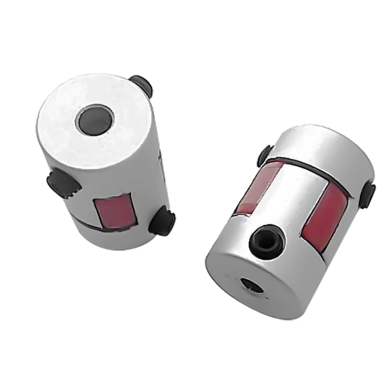 1/2/4pcs CNC Motor Jaw Shaft Couplers Flexible Spider Plum Couplings D14mm L22mm and Suitable for 4/5/6/7/8mm Elastic Couplings