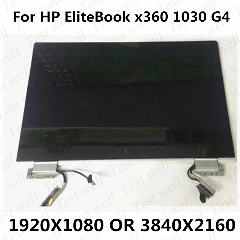 

Original 13.3 inch FHD UHD For Hp Elitebook X360 1030 g4 LCD LED Touch Screen Digitizer Replacement Complete Assembly With Hings