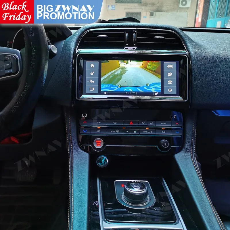 Receptor de Radio Multimedia Android de 128G para Jaguar F-PACE 2016 2017 2018 navegación GPS Audio estéreo reproductor de música y vídeo unidad principal