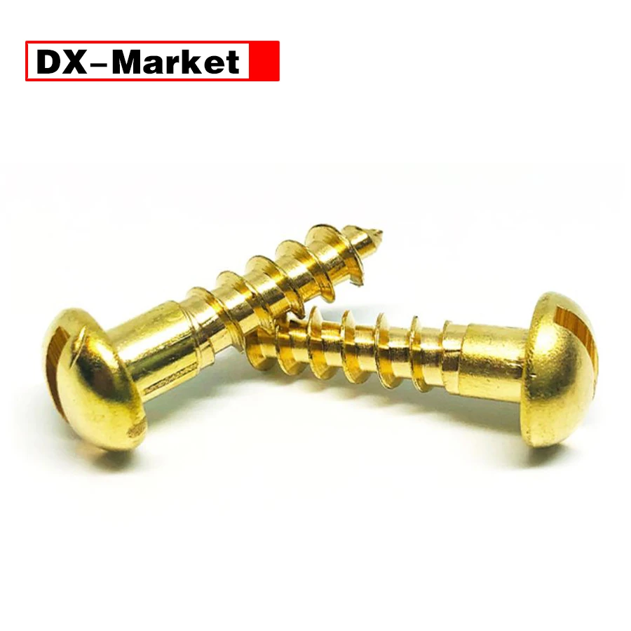 

M1.6 M2 M2.5 Brass Slotted Pan Head Screw ,Pure Brass Self Tapping Round Head Wood Screws ,A062