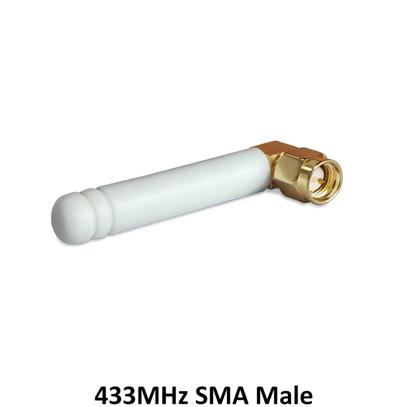 GWS 20pcs 433mhz antenna 3dbi sma male lora antene iot module lorawan antene ipex 1 4 SMA female pigtail Extension Cable