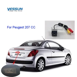 Car Rear View Camera For Peugeot 207 CC CCD nightview vehical backup camera/trajectory dynamic license plate camera