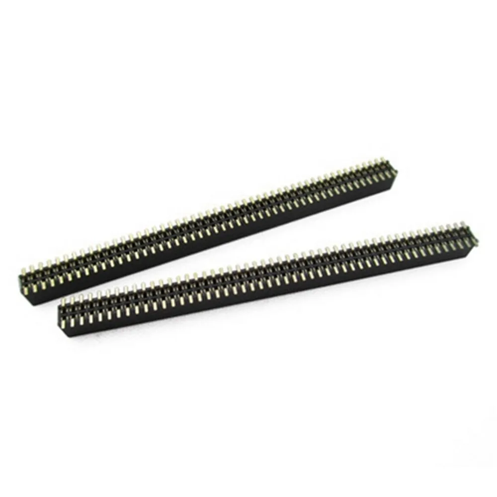 100 stücke SMT 1,27mm Zweireihige Weibliche Abtrünnigen PCB Board Pin Header buchse Stecker Pin header 2*5 2*10 2*12 2*15 2*20 2*50P SMD – Detail 15