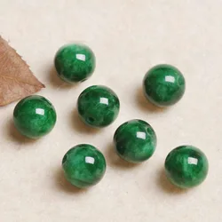 4A Natural Cyan Chalcedony Single Bead DIY Beads Jewelry Making